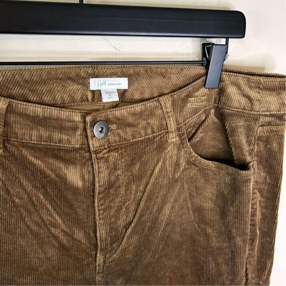 J. Jill Corduroy Brown Flare Style Women's Pants Size 14 Tall - Picture 2 of 9